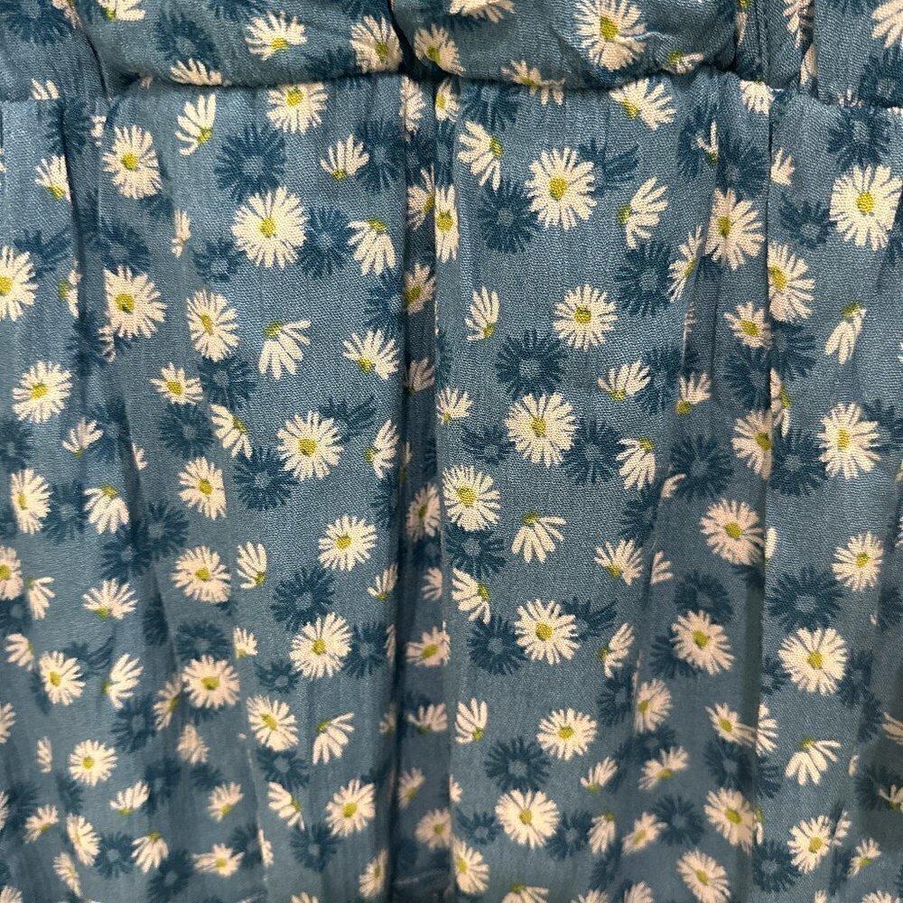 NWT Altar’d State Women's Blue Floral Cotton Mini Dress Size S - NWT—Host Pick - Picture 8 of 9